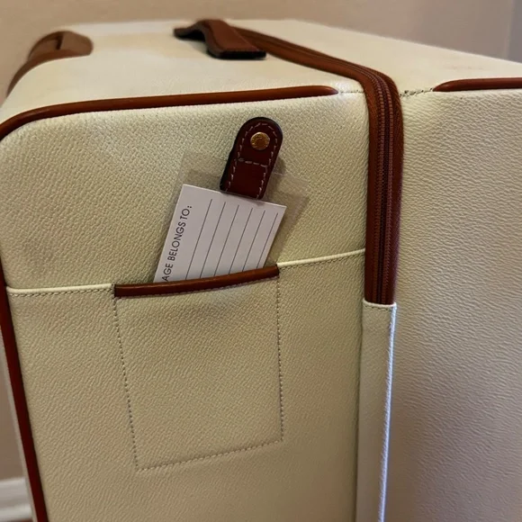 BRIC’S Firenze Designer Luggage – 32” Large Spinner Cream Color, USED - Picture 8 of 15